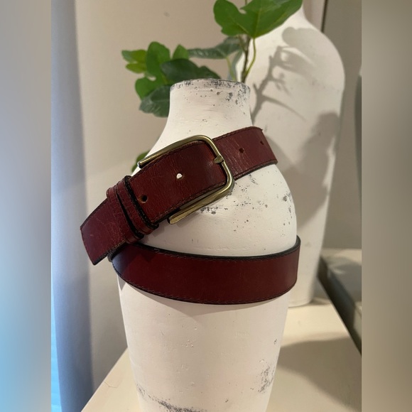 Christian Dior Vintage leather belt - Picture 1 of 16